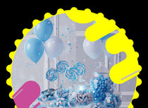 Blue Candy Buffet