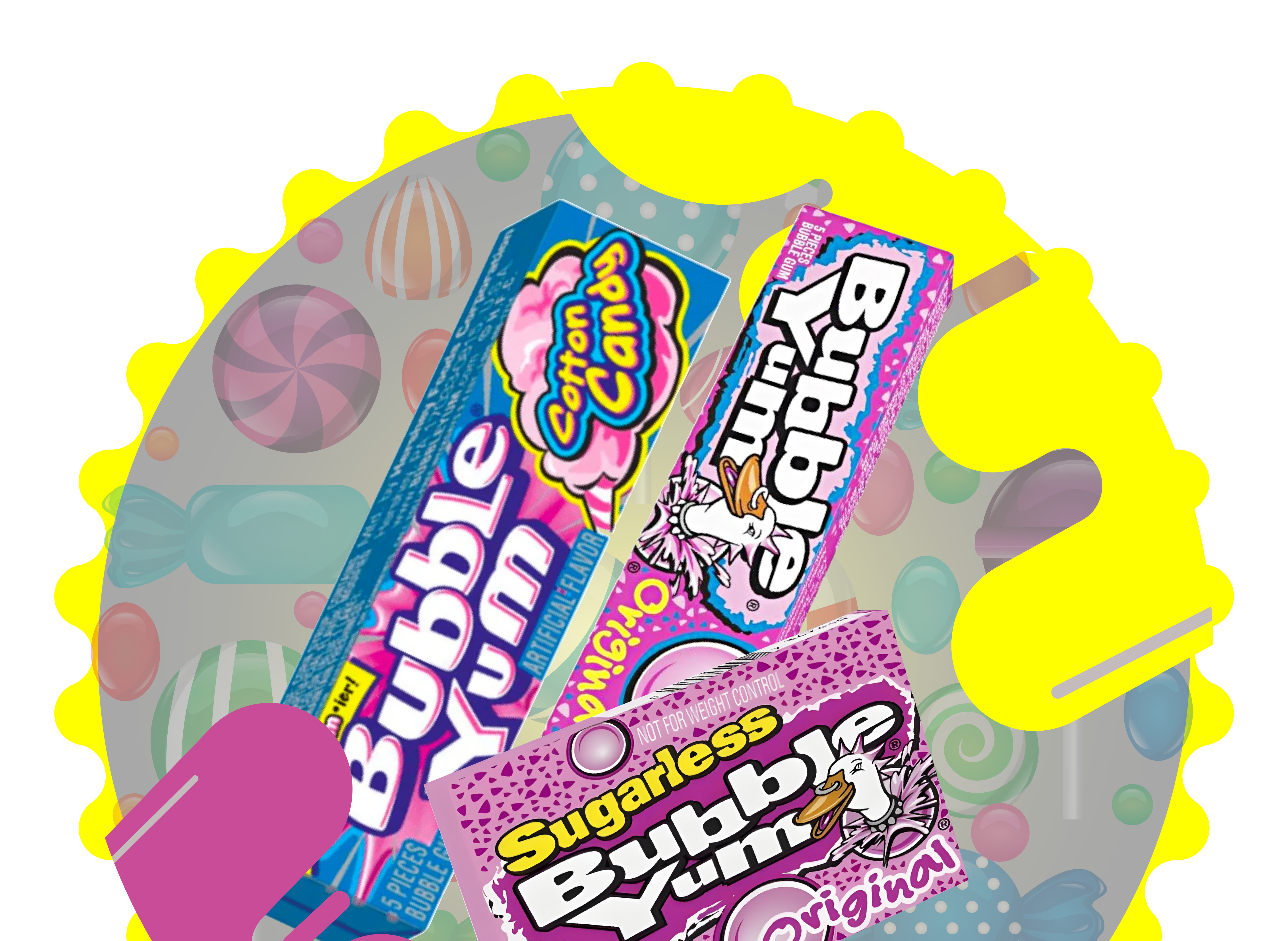 Bubble Yum Wholesale | Original & Cotton Candy Bulk | UsaCandyWholesale.Com