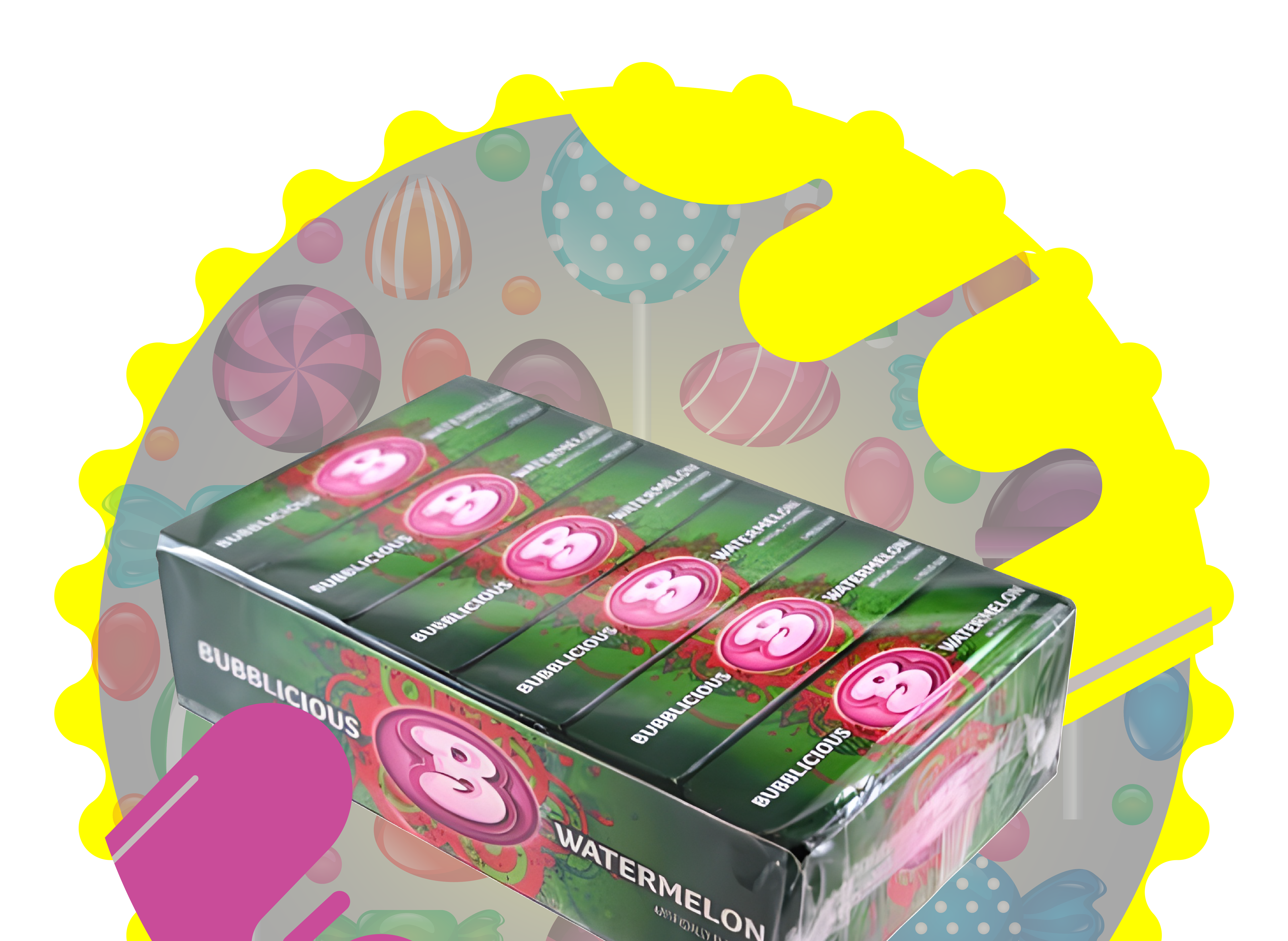 Bubblicious Gum Wholesale | Wild Watermelon Bulk | UsaCandyWholesale.Com