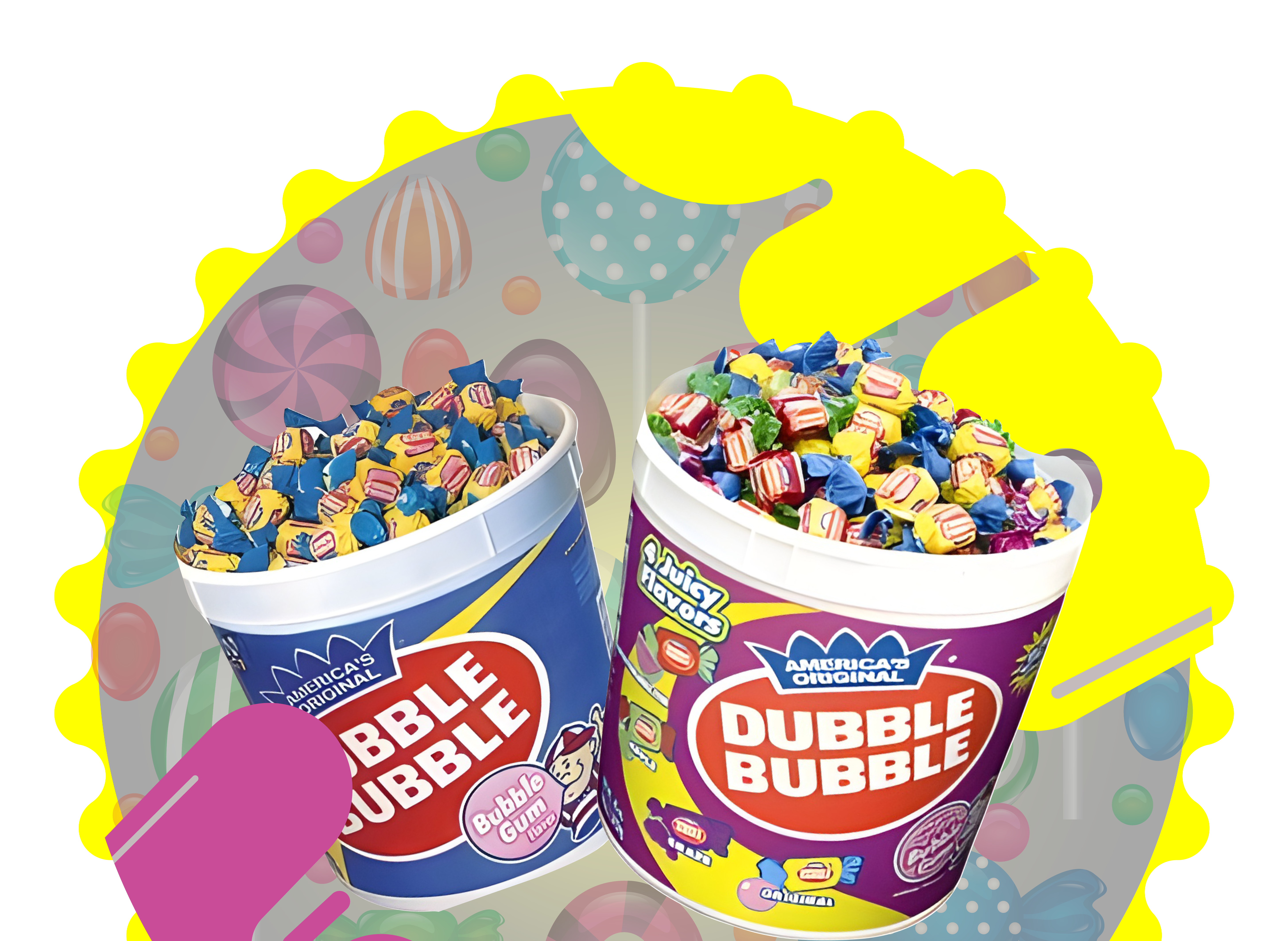 Bulk Wrapped Bubble Gum | Dubble Bubble & Cry Baby | UsaCandyWholesale.Com