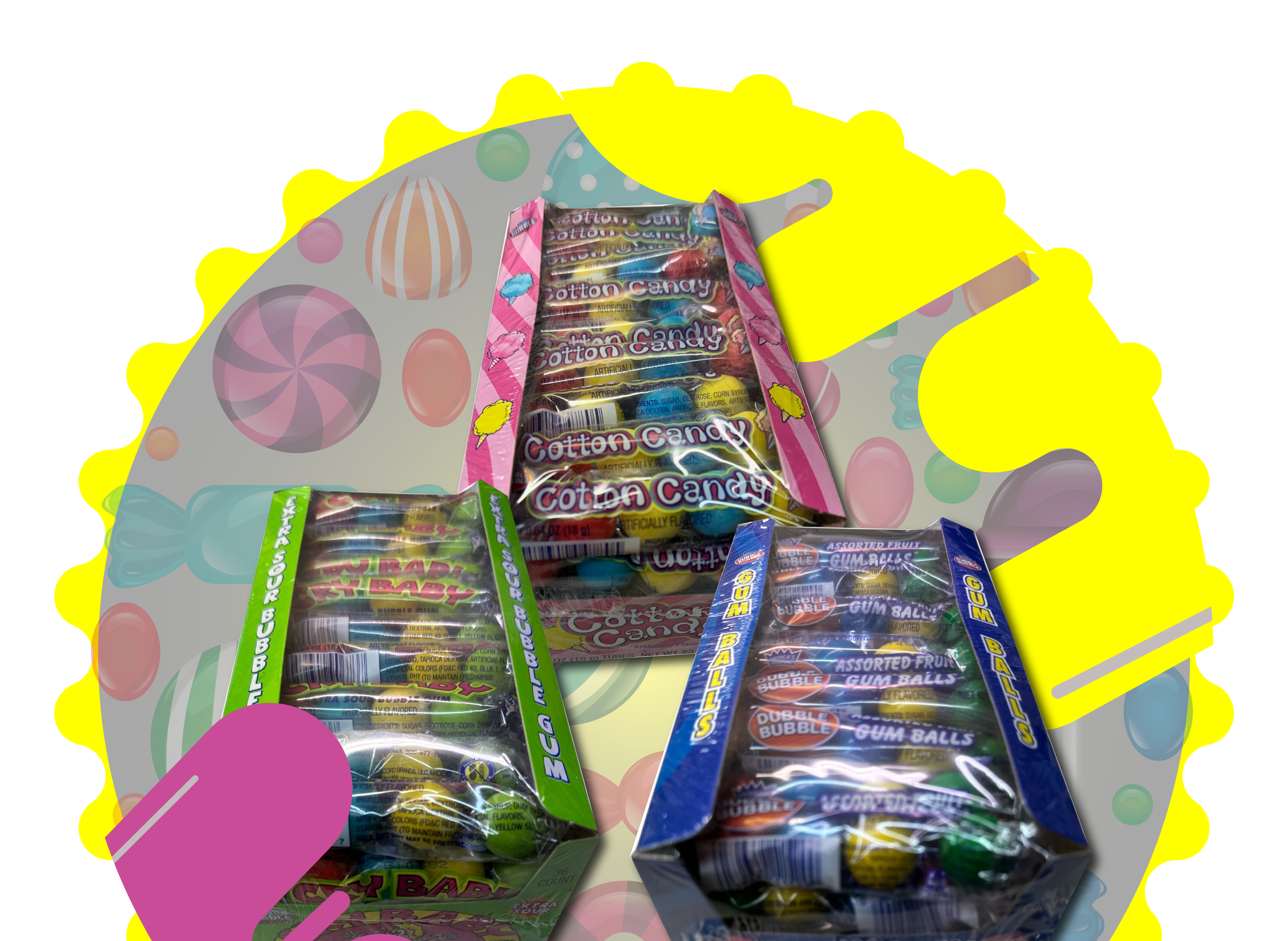 Wholesale Gumballs | Cry Baby Sour & Dubble Bubble | UsaCandyWholesale.Com