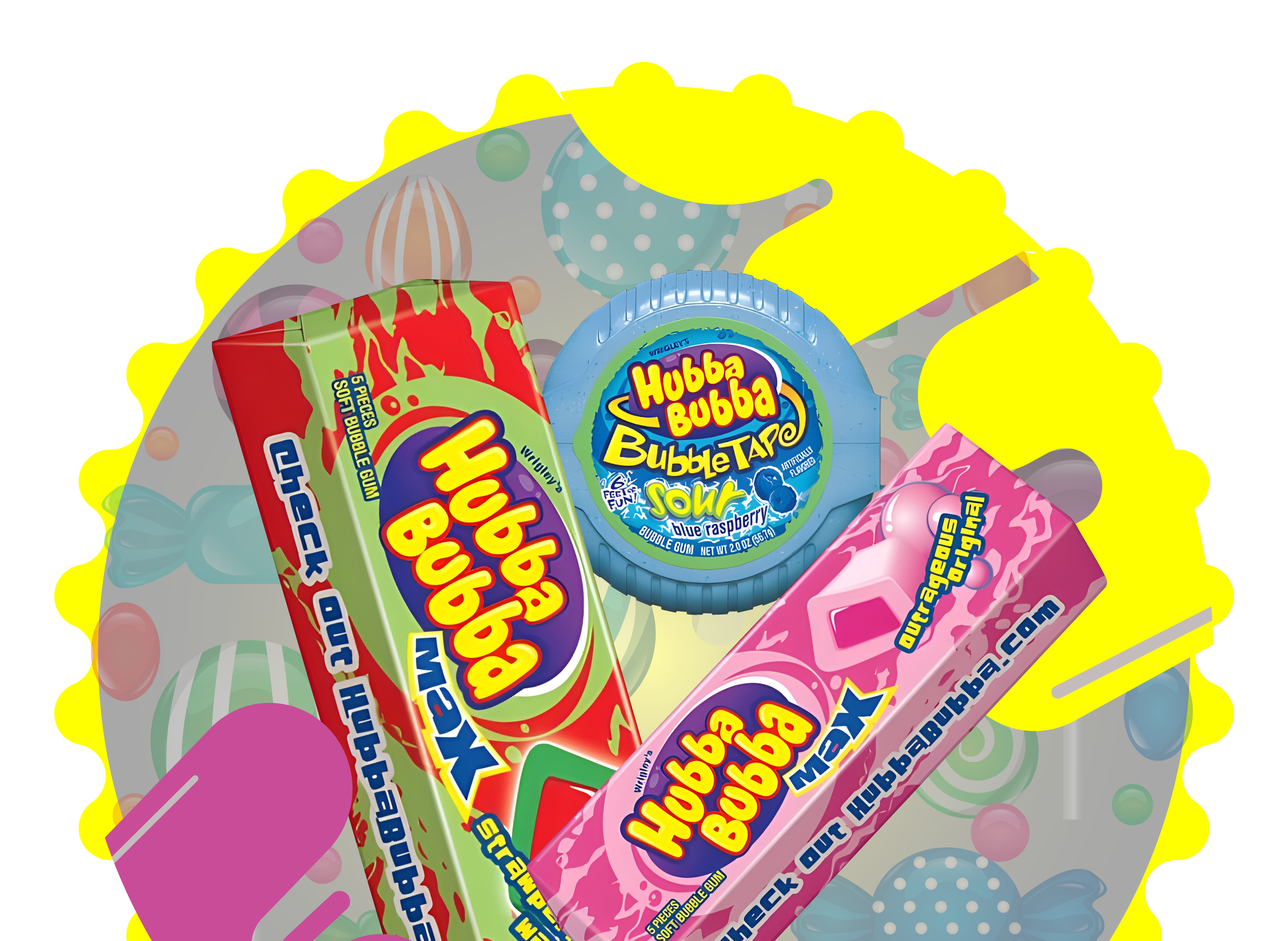 Hubba Bubba & Bubble Tape Wholesale | All Flavors | UsaCandyWholesale.Com