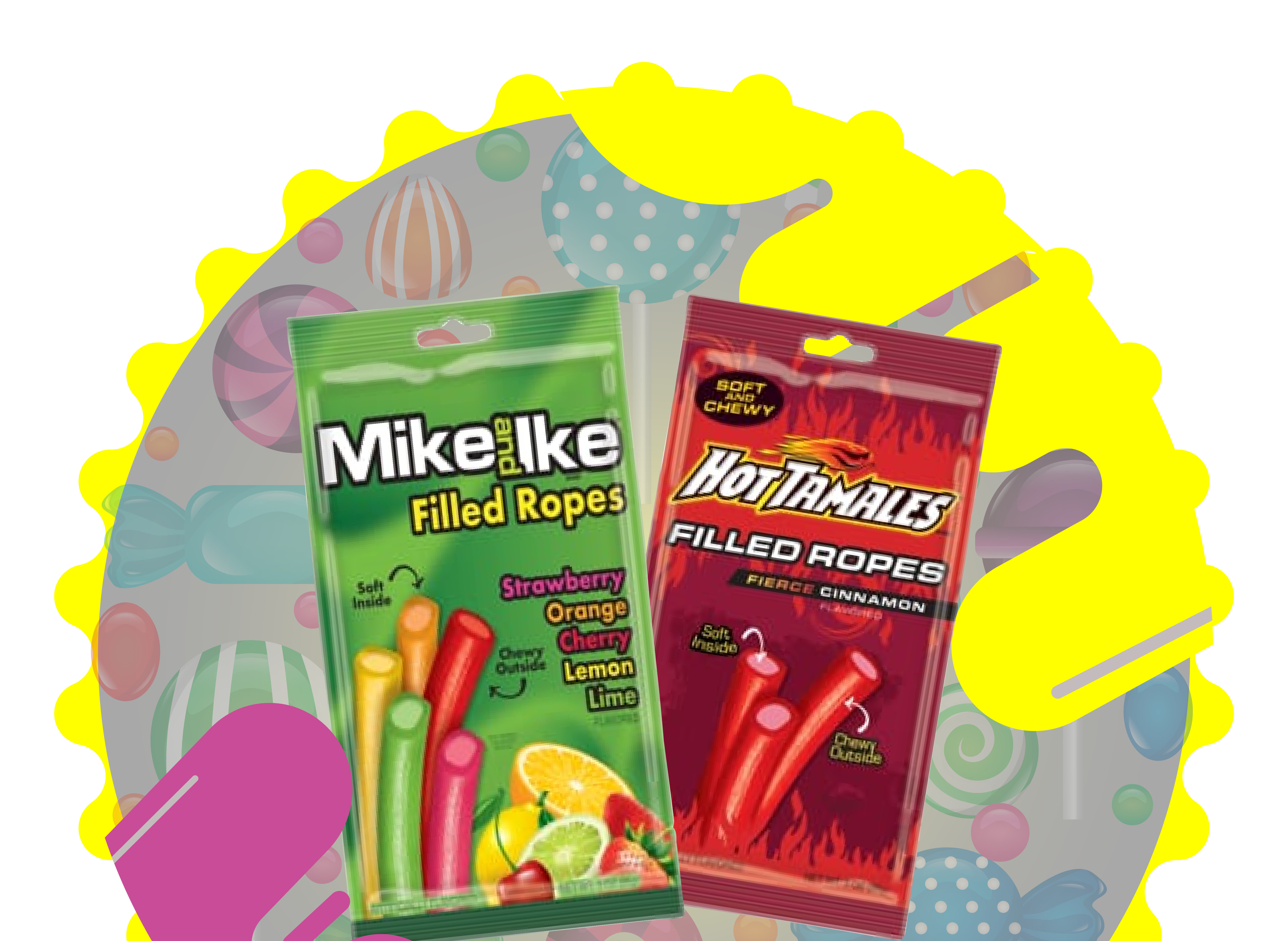 Mike and Ike Peg Bag