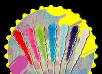 Rock Candy On Stick Lollipops