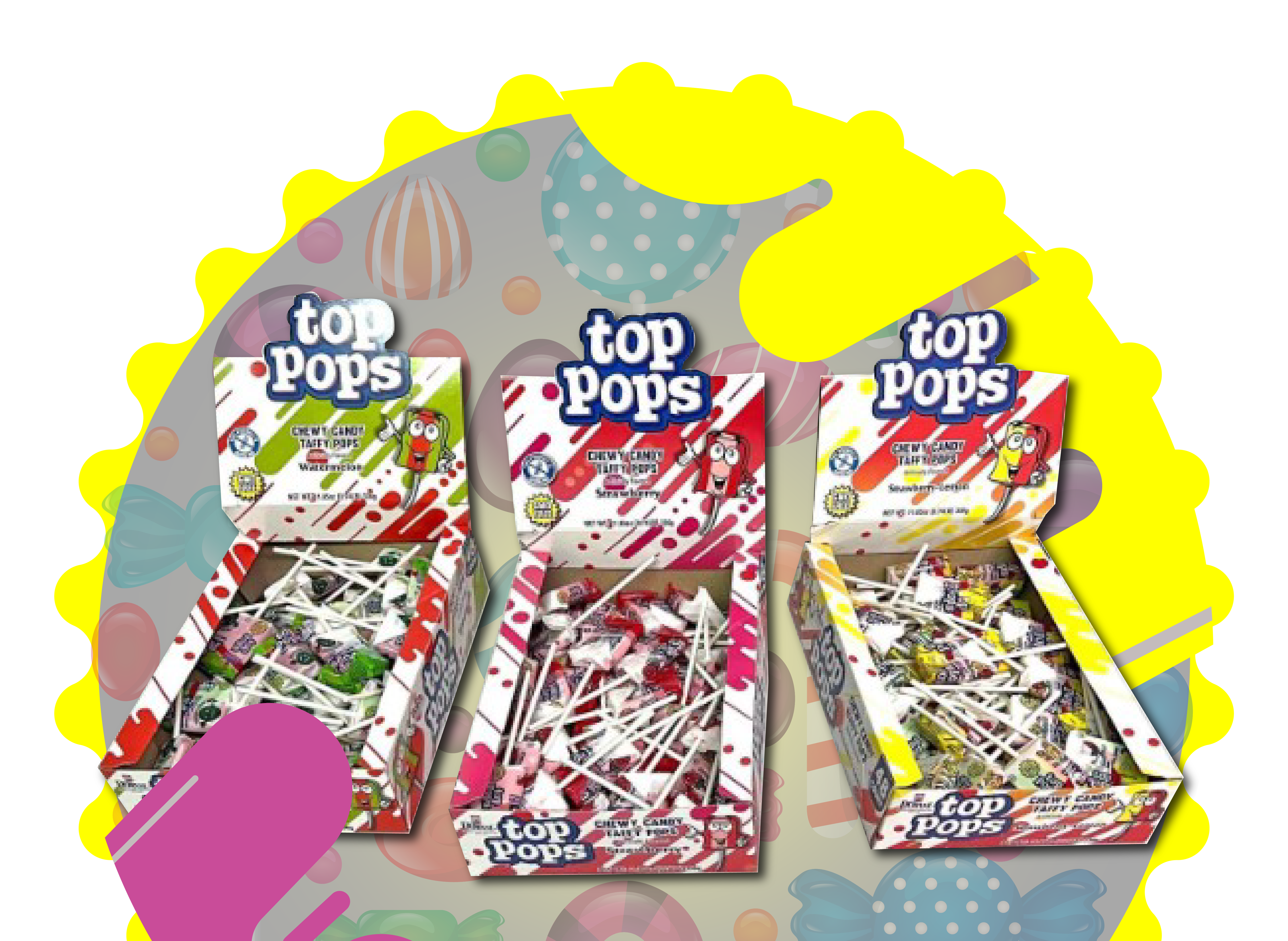 Top Taffy Lollipops