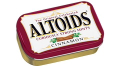 Altoids Mints Cinnamon Flavor Strong Mints Each Unit 1.7 oz Quantity 12 Units Per Box Sweet Browse at UsaCandyWholesale.Com