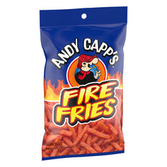 Andy Capp's Fire Fries 3 oz Each Pack Quantity 12 Packs Per Case Shop Now at UsaCandyWholesale.Com