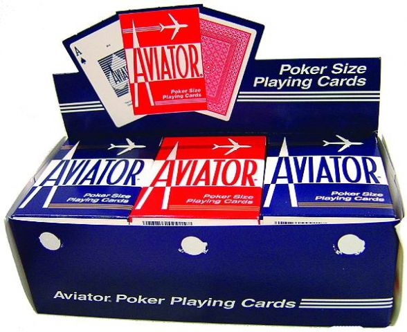 Aviator Poker Playing Cards Quantity 12 Packs Per Box Happy Browse at UsaCandyWholesale.Com