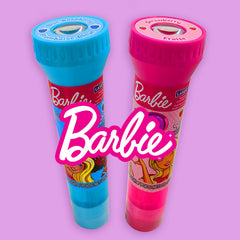 Barbie Laser Lollipop Quantity 12 Pieces Per Box Sweet Browse at UsaCandyWholesale.Com