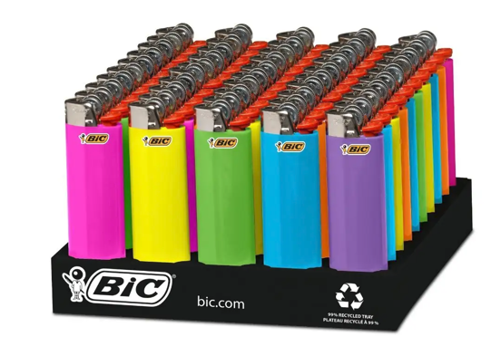 Bic Lighter Assorted Colors Quantity 50 Pieces Per Display Happy Browse at UsaCandyWholesale.Com