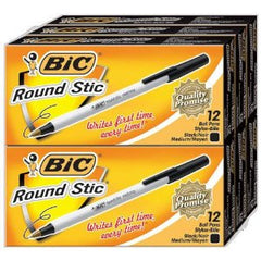 Bic Pen Black Color Quantity 10 Pens Box Happy Browse at UsaCandyWholesale.Com