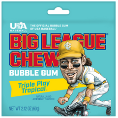 Big League Chew Tropical (12 Packs Per Box) at UsaCandyWholesale.Com