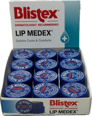 Blistex Lip Medex Blue Jar Quantity 12 Jars Per Box Happy Browse at UsaCandyWholesale.Com