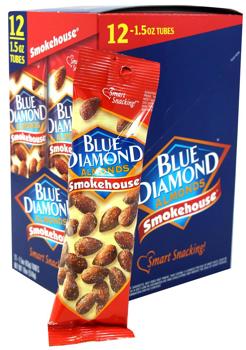 Blue Diamond Almond Smoke House 1.5 oz Each Pack Quantity 12 Packs Per Box Sweet Browse at UsaCandyWholesale.Com