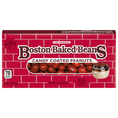 Boston Baked Beans Theater Movie Box 4.3 oz Each Back Quantity 12 Box Per Case Sweet Browse at UsaCandyWholesale.Com