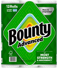 Bounty Paper Towels Jumbo Size 2 Play 103 Sheets Per Roll Quantity 12 Rolls Per Case Happy Browse at UsaCandyWholesale.Com
