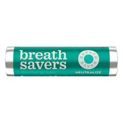 Breath Savers Mints Wintergreen Flavor Each Roll 0.75 oz Quantity 12 Rolls Per Box Sweet Browse at UsaCandyWholesale.Com