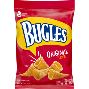 Bugles Original 3 oz Each Pack Quantity 6 Packs Per Case Sweet Browse at UsaCandyWholesale.Com