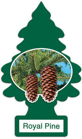 Car Air Freshener Little Trees Royal Pine Scented Individually Wrapped Quantity 24 Pieces Per Bag Happy Browse at UsaCandyWholesale.Com
