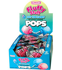 Charms Blow Pops - Cotton Candy Flavor Quantity 48 Pops Per Box Sweet Browse at UsaCandyWholesale.Com