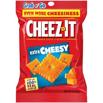 Cheez-it Extra Cheese 3 oz Each Pack Quantity 6 Packs Per Box Sweet Browse at UsaCandyWholesale.Com