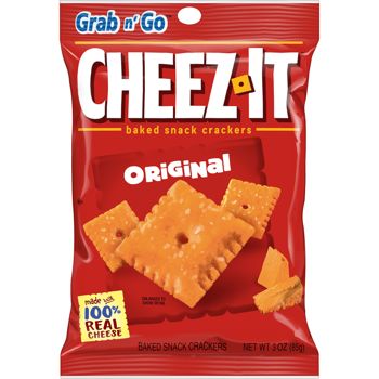 Cheez-it Original 3 oz Each Pack Quantity 6 Packs Per Box Sweet Browse at UsaCandyWholesale.Com