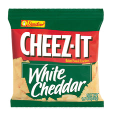 Cheez It White Cheddar Crackers Each Pack 1.5 oz Quantity 10 Packs Per Case Sweet Browse at UsaCandyWholesale.Com