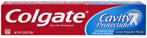 Colgate Toothpaste Regular Cavity Protection 2.5 oz Each Tube Quantity 1 Piece Happy Browse at UsaCandyWholesale.Com