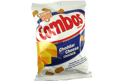 Combos Cheddar Cheese Cracker 1.7 oz Each Pack Quantity 18 Packs Per Box Sweet Browse at UsaCandyWholesale.Com