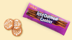 Cookies Ice Oatmeal Flavor 5 oz Each Pack By Uncle Al's Quantity 12 Packs Per Case Sweet Browse at UsaCandyWholesale.Com