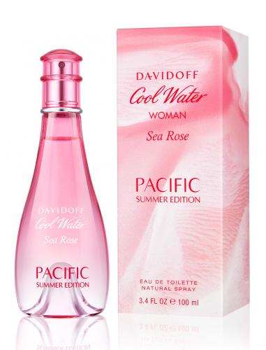 Cool Water Sea Rose Pacific Summer EAU DE Toilette 3.4 oz For Women