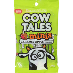 Cow Tail Minis Apple Peg Bag 4 oz Each Bag Quantity 3 Bags Sweet Browse at UsaCandyWholesale.Com
