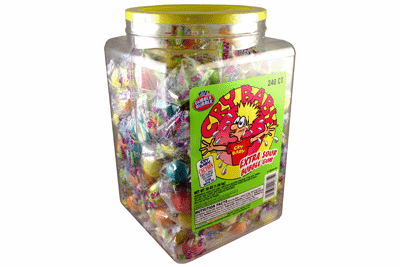 Cry Bay Extra Sour Gumballs Assorted Colors Quantity 240 Pieces Per Jar Sweet Browse at: UsaCandyWholesale.Com