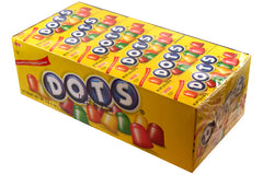 Dots Gumdrops Original Assorted Fruits 2.25 oz Each Pack Quantity 24 Packs Per Box Sweet Browse at UsaCandyWholesale.Com