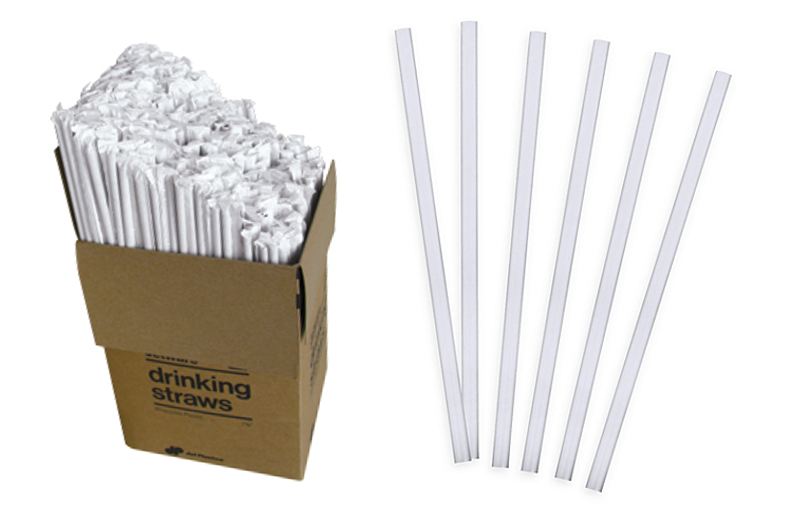 Drinking Soda Straws Individually Wrapped Quantity 500 Pieces Per Box Happy Browse at UsaCandyWholesale.Com