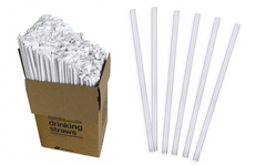 Drinking Soda Straws Individually Wrapped Quantity 500 Pieces Per Box Happy Browse at UsaCandyWholesale.Com
