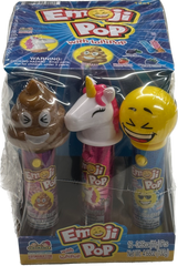 Emoji Pop Lollipop + Toy Kidsmania Lollipop With Toy Quantity 12 Pieces Per Box Sweet Browse at UsaCandyWholesale.Com