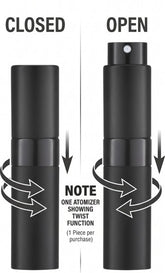 Empty Twist Atomizer Black 8ml (1 Piece) at UsaCandyWholesale.Com