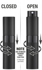 Empty Twist Atomizer Black 8ml (1 Piece) at UsaCandyWholesale.Com