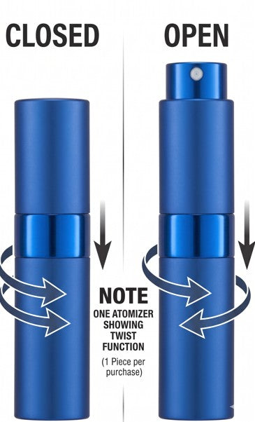 Empty Twist Atomizer Blue Color 8ml (1 Piece) at UsaCandyWholesale.Com