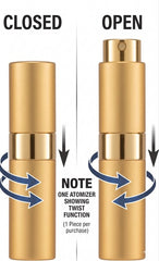 Empty Twist Atomizer Gold Color 8ml (1 Piece) at UsaCandyWholesale.Com