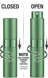 Empty Twist Atomizer Green Color 8ml (1 Piece)