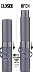 Empty Twist Atomizer Metallic 8ml (1 Piece) at UsaCandyWholesale.Com