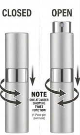 Empty Twist Atomizer Silver 8ml (1 Piece) at UsaCandyWholesale.Com