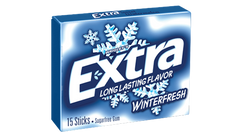 Extra Gum Winterfresh Long Lasting Flavor Sugar Free Gum By Wrigley's Quantity 15 Sticks Per Pack 10 Packs Per Box Sweet Browse at UsaCandyWholesale.Com