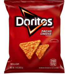 Frito-Lay Doritos Nacho Cheese 1.75 Each Pack Quantity 10 Packs Sweet Browse at UsaCandyWholesale.Com