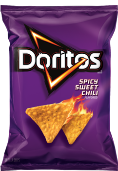 Frito-Lay Doritos Spicy Sweet Chili 1.75 oz Each Pack Quantity 10 Bags Sweet Browse at UsaCandyWholesale.Com