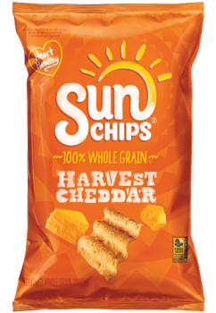 Frito-Lay Sun Chips Harvest Cheddar 1.5 oz Each Pack Quantity 10 Bags Sweet Browse at UsaCandyWholesale.Com