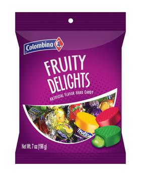 Fruit Delight Peg Bag 7 oz Each Bag Quantity 3 Bags Sweet Browse at UsaCandyWholesale.Com
