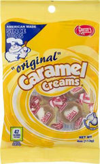 Geotze's Caramel Cream Peg Bag 4 oz Each Bag at UsaCandyWholesale.Com